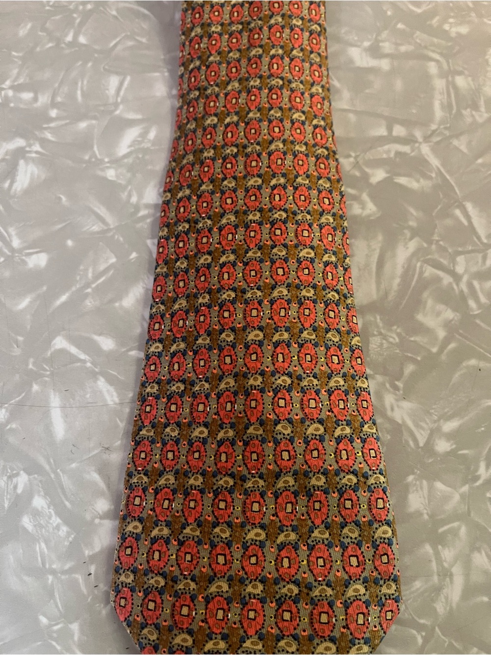 Men’s Hermes Vintage Silk Tie - Picture 3 of 7